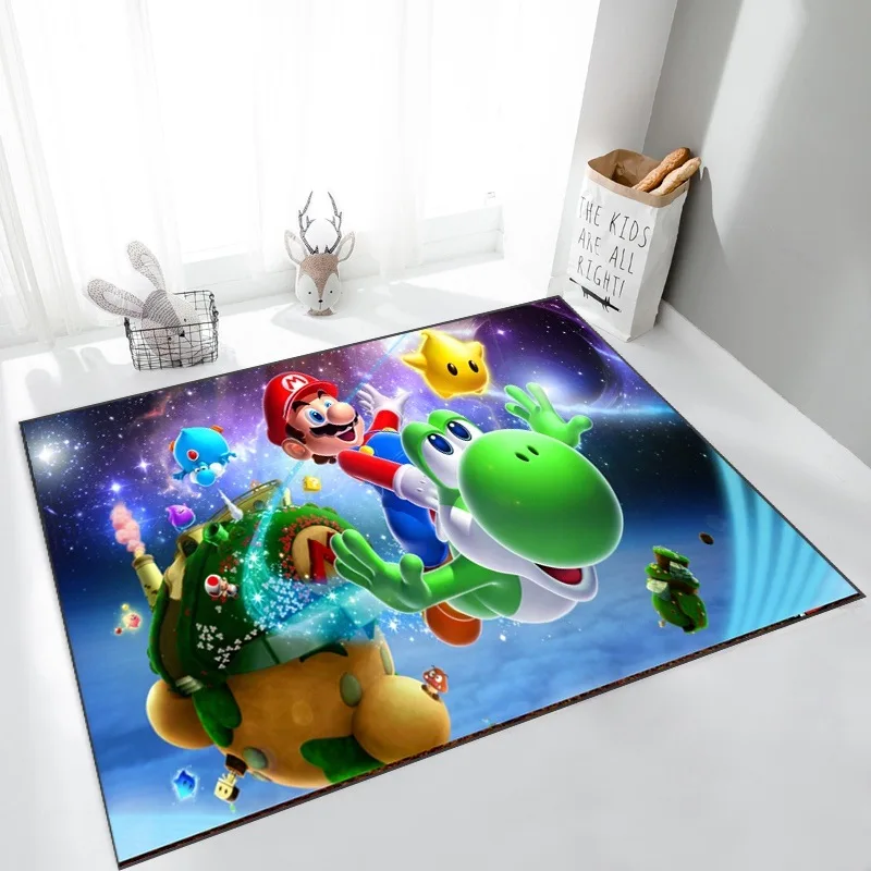 Non-slip Washable Kitchen Mat Super Mario ​Entrance Door Mats Doormat Carpet Living Room Bathroom Rug Rugs Bath Bedrooom Hallway