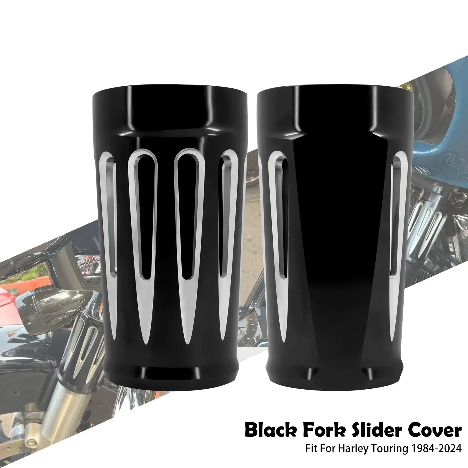 

Передняя вилка мотоцикла, амортизатор, слайдер, чехлы для багажников для Harley Touring Street Electra Glide Road King FLHTK 1980-2025