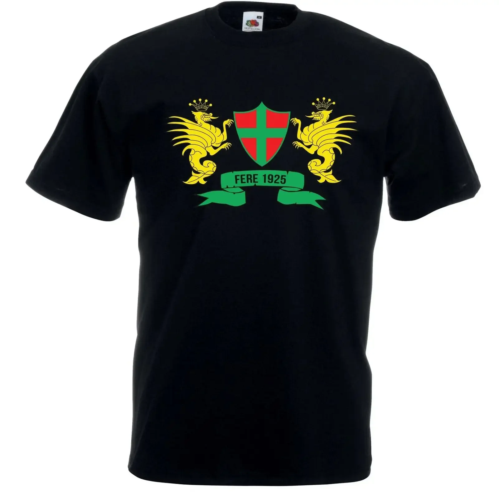 Фото Футболка J1269 Fere Terni Ultras Curve North Ternana No Al Calcio Modern в винтажном стиле, с эффектом потертости, стрейч, уличная одежда №1