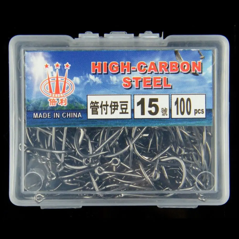 

Fishing Hooks Pack Bait Hook High Carbon Steel With Barb Sea Hook Fishing Hooks Barbed Fishing Hook Circle Hooks Fish Hook Box