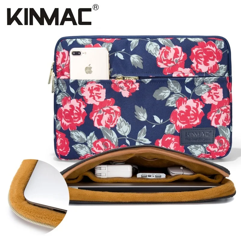 

Brand Kinmac Laptop Bag 13.3,15.4,15.6 Inch,Lady Women Man Shockproof Sleeve Case Cover For MacBook Air Pro Notebook PC Dropship