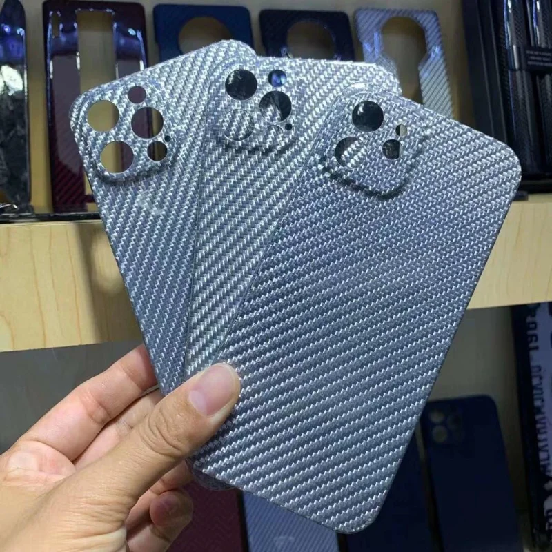 

Carbon Fiber Case for IPhone12 Pro Max Case Aramid Fiber Materials Ultra-thin for IPhone 12 12 Pro 12mini Phone Cover Accessory