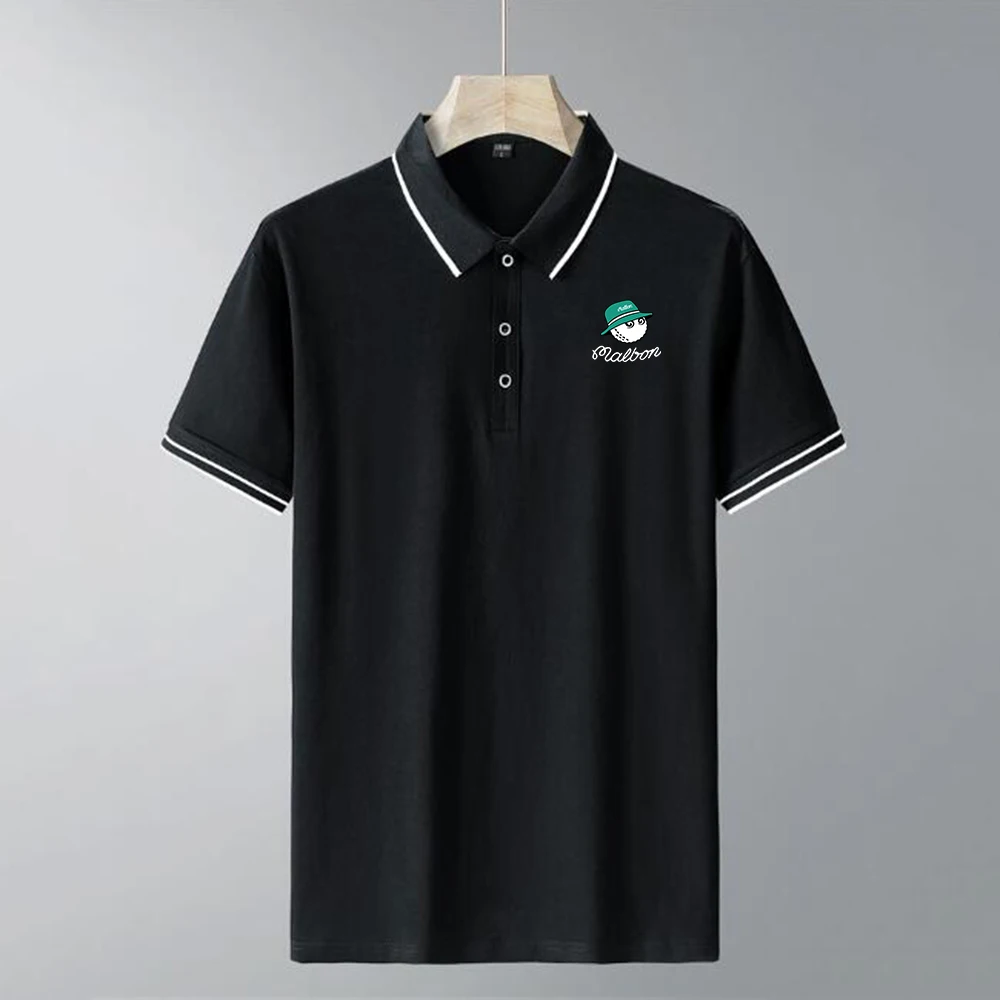 Golf Shirts for Men Summer Breathable Quick-drying Golf T-shirt Comfortable Golf Clothing Men's Polo Shirts Short Sleeves Tops