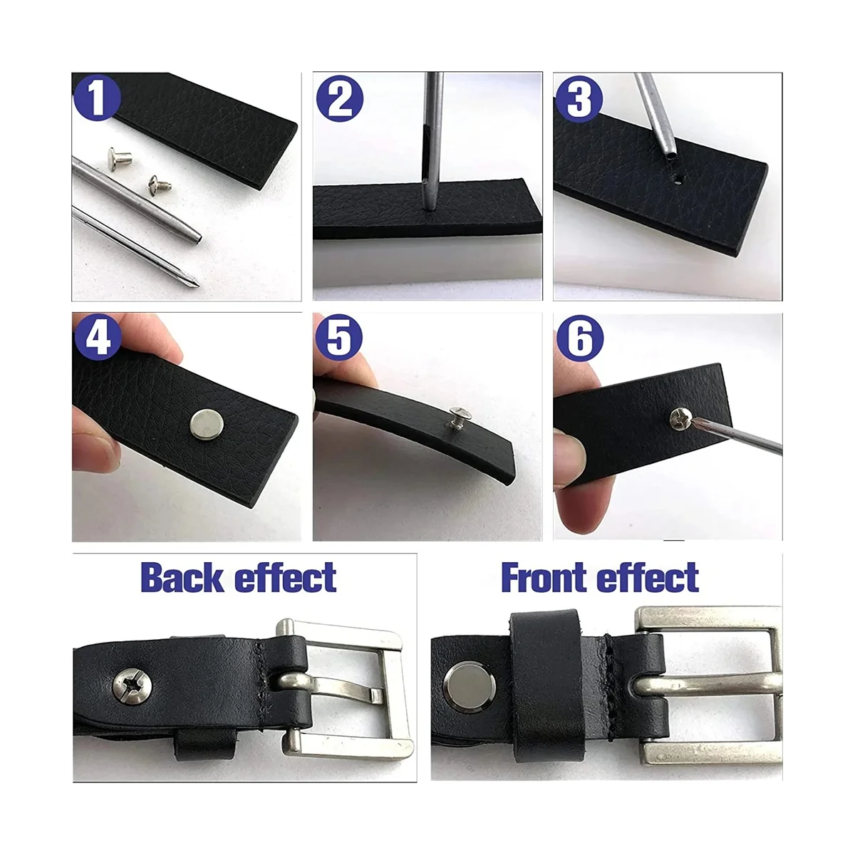 150 комплектов винтов Чикаго 6 размеров круглые плоские кожаные заклепки M5 Chicago