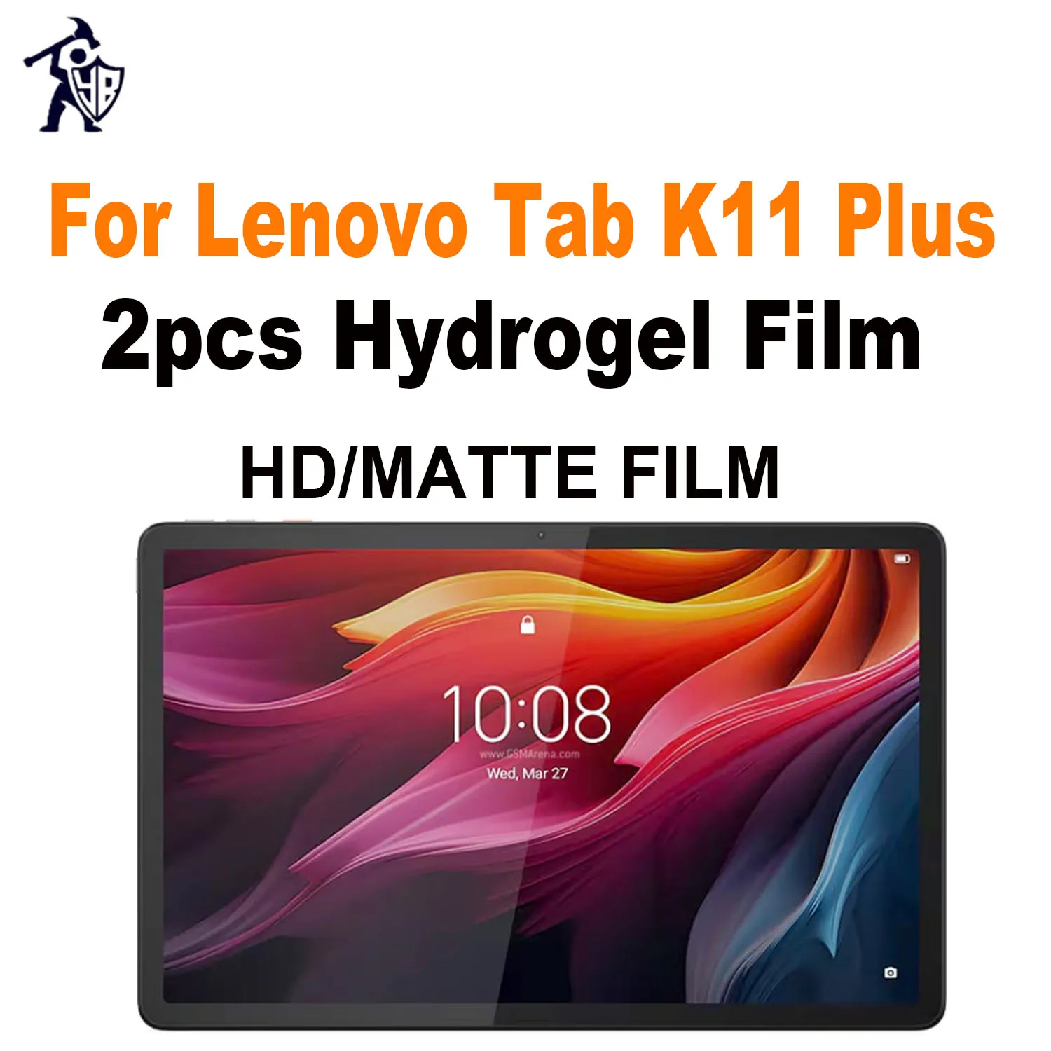 2 шт. HD гидрогелевая пленка для Lenovo Tab K11 Plus матовая защита от отпечатков пальцев