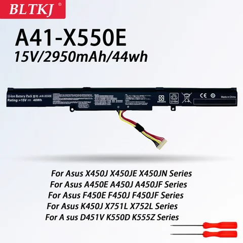 A41-X550E Аккумулятор для ноутбука ASUS X450JV X450JF A450E A450JF F450JF K450J X752L VM590Z A550D D451V K555Z