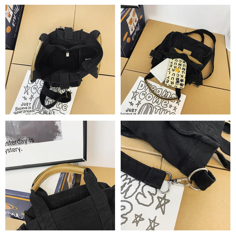 Small Canvas Tote Bags For Women 2022 New Luxury Designer Handbag Brand  Eco Bag Korean Messenger Bag Y2KShoulder Crossbody Bags