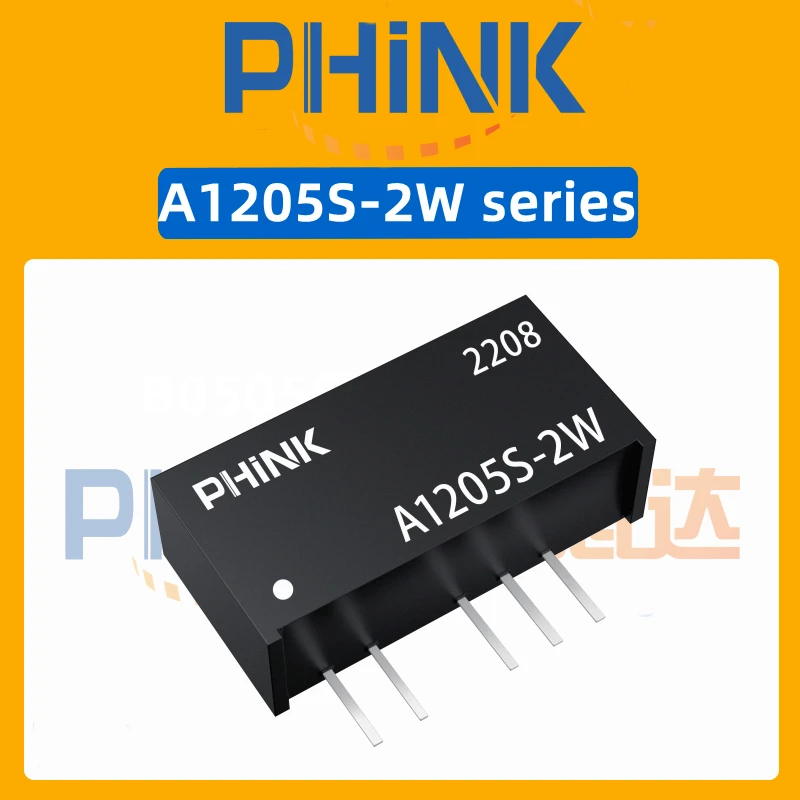 

A1205S-2W Isolation module power supply 12V to positive and negative 5V 2W