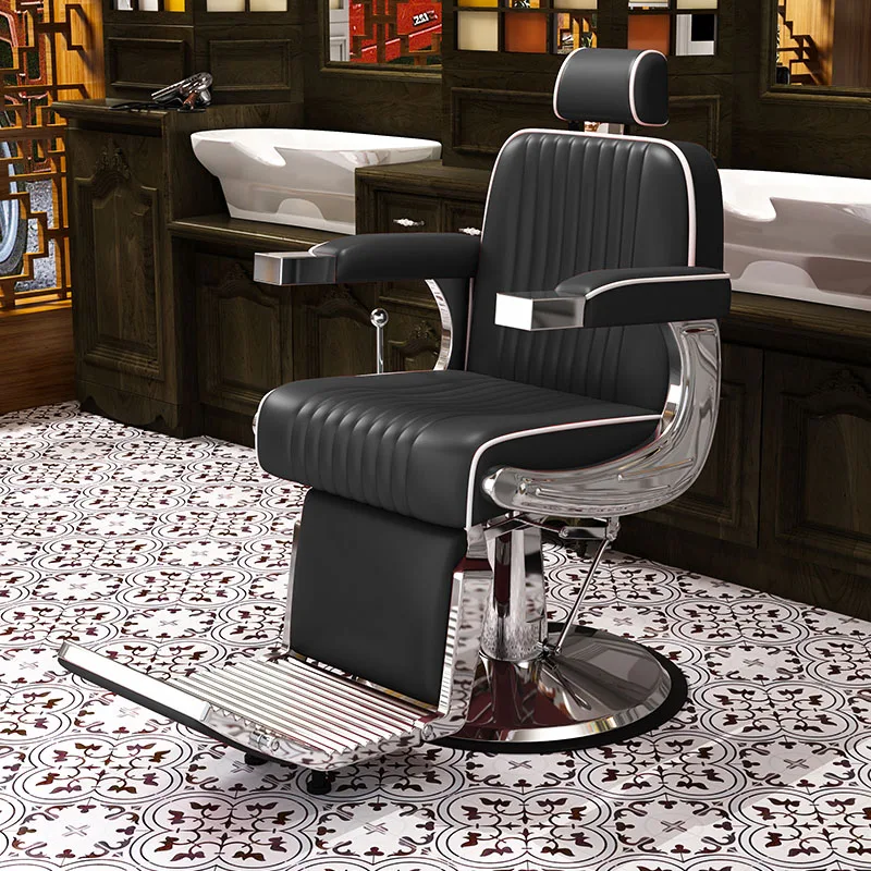 Footrest Professional Hairdressing Armchairs Reclining Silla Barber Furniture Lj50bc