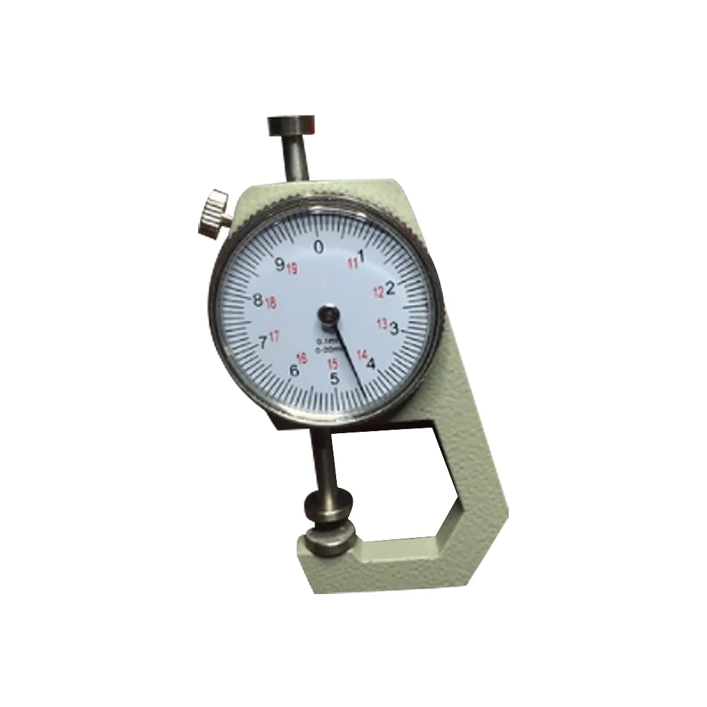 

Толщиномер 0-20 мм с круглым циферблатом, тестер для кожевенного ремесла, карманный измерительный инструмент