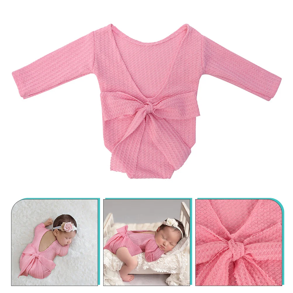 

Newborn Baby Girl Photography Outfits Props Costume Rompers Photoshoot Robe Prop Boy Infant Bed Summer Swaddle Photo Monthly