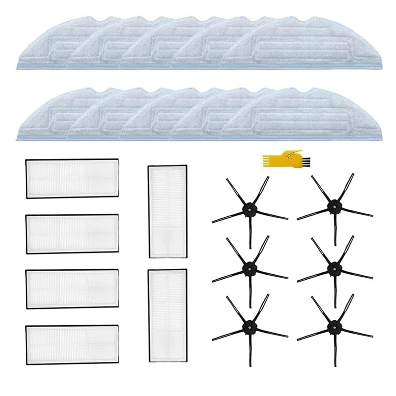 

Hot Accessory Kit For Xiaomi Roborock S7 T7 T7 Plus Robot Vacuum Cleaner 23 Packs With Filter & Side Brush & Wipe Cloth