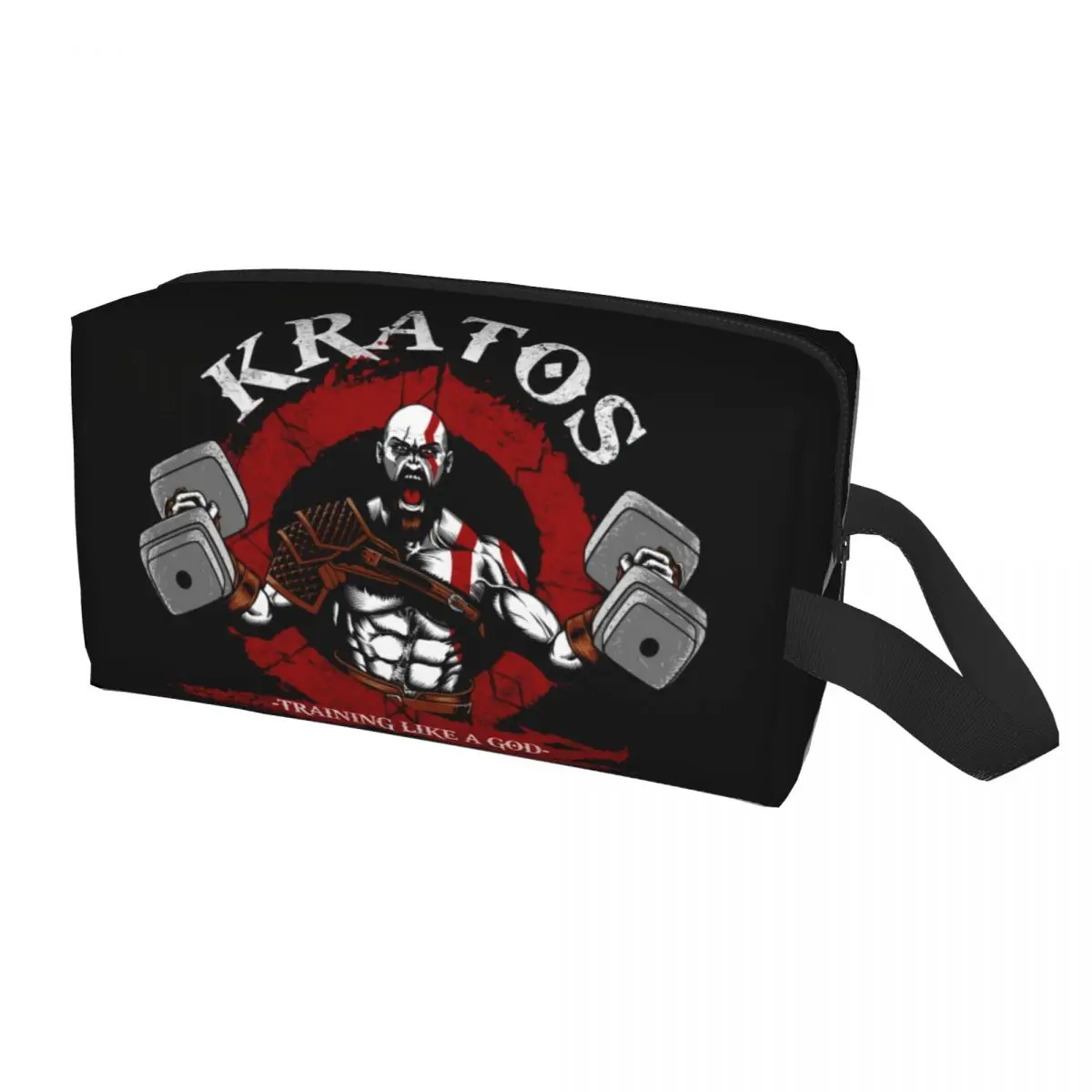 

Модная дорожная сумка для туалетных принадлежностей Kratos для спортзала, Женский бог войны, миф викингов, косметический Органайзер, косметический набор для хранения красоты