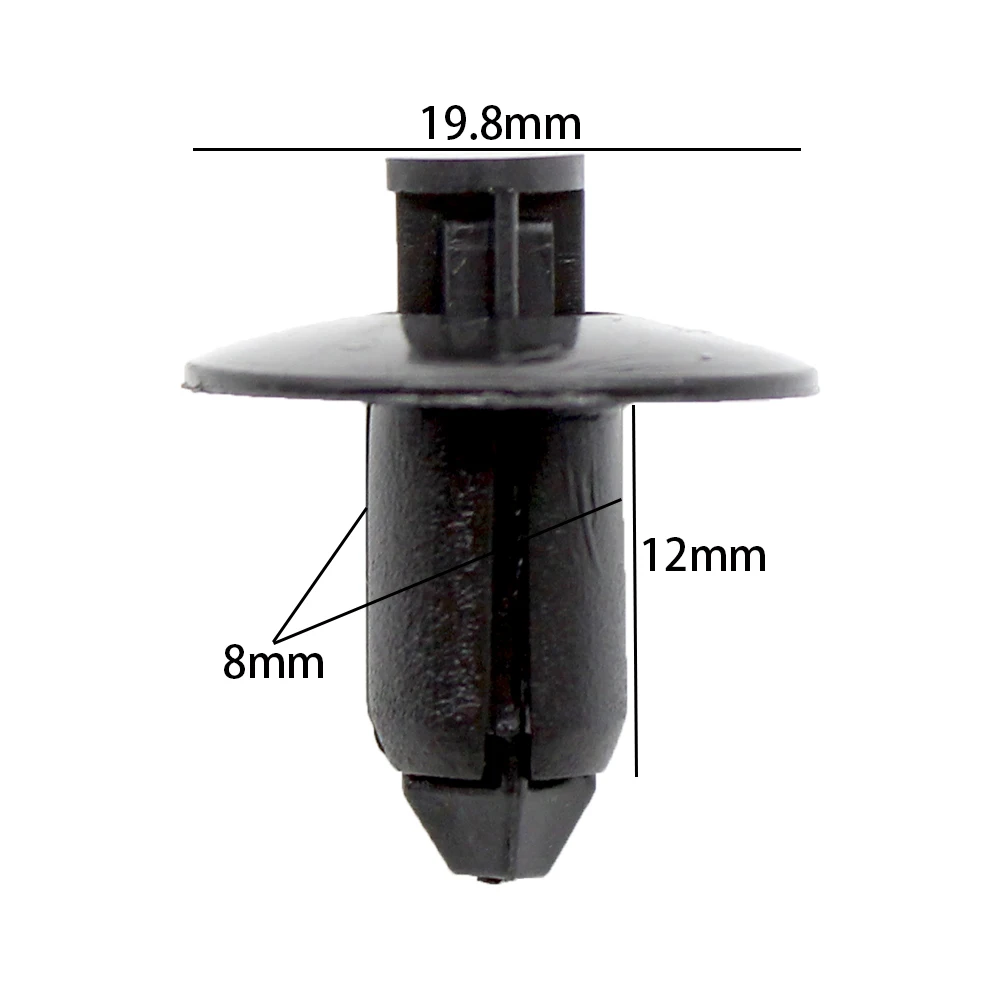 

20 шт. пластиковые заклепки для обтекателя, зажимы для крепления панели для Honda, Suzuki, Kawasaki, автомобильные кранцы, зажимы для бамперов