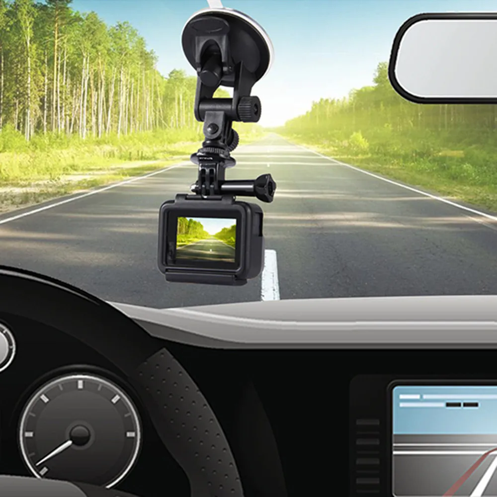 

Автомобильный держатель на лобовое стекло, крепление на присоске для экшн-Камеры GoPro Hero 11 10 9 8 7 6 5 4 DJI OSMO для смартфона iPhone