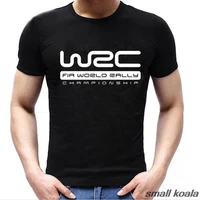 new logo print t shirt european and american world rally championship wrc style short sleeve t shirt hot summer tee tops