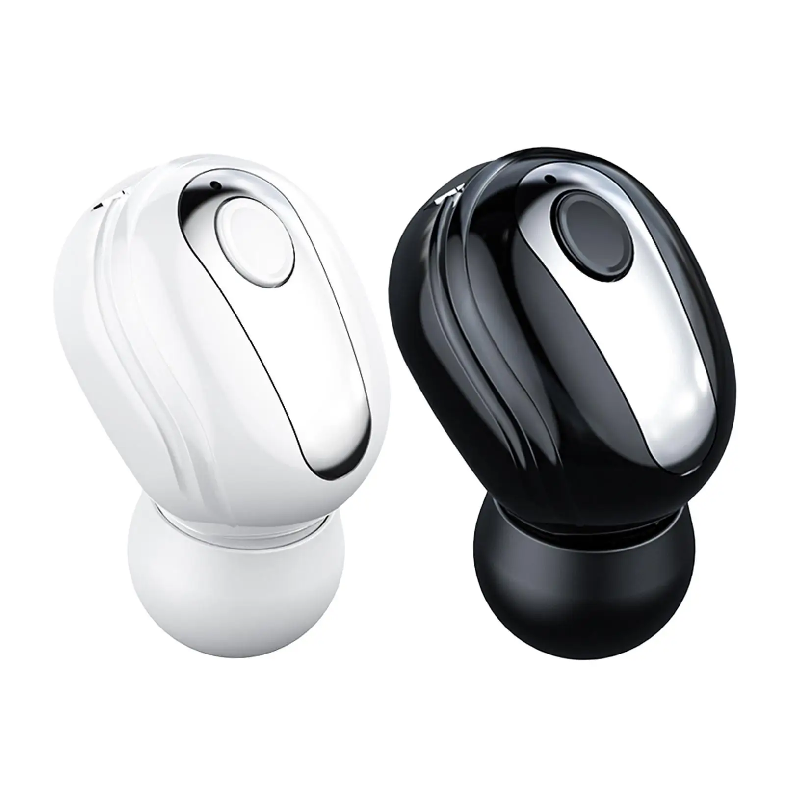Single Mini Wireless Bluetooth Sport Headsets Earbuds in Ear Noise Reduction Hands-Free Waterproof Phones 5-Hour Playtime | Электроника
