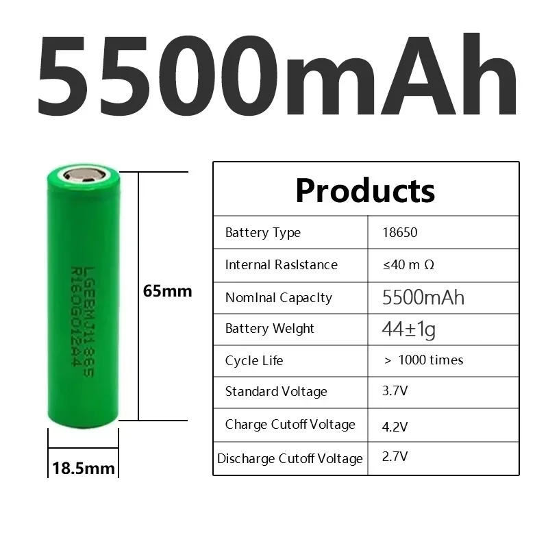 18650 Новый Лидер продаж 5500 100% мАч 100 оригинальный перезаряжаемый разряд 25A INR18650 35E 1-3