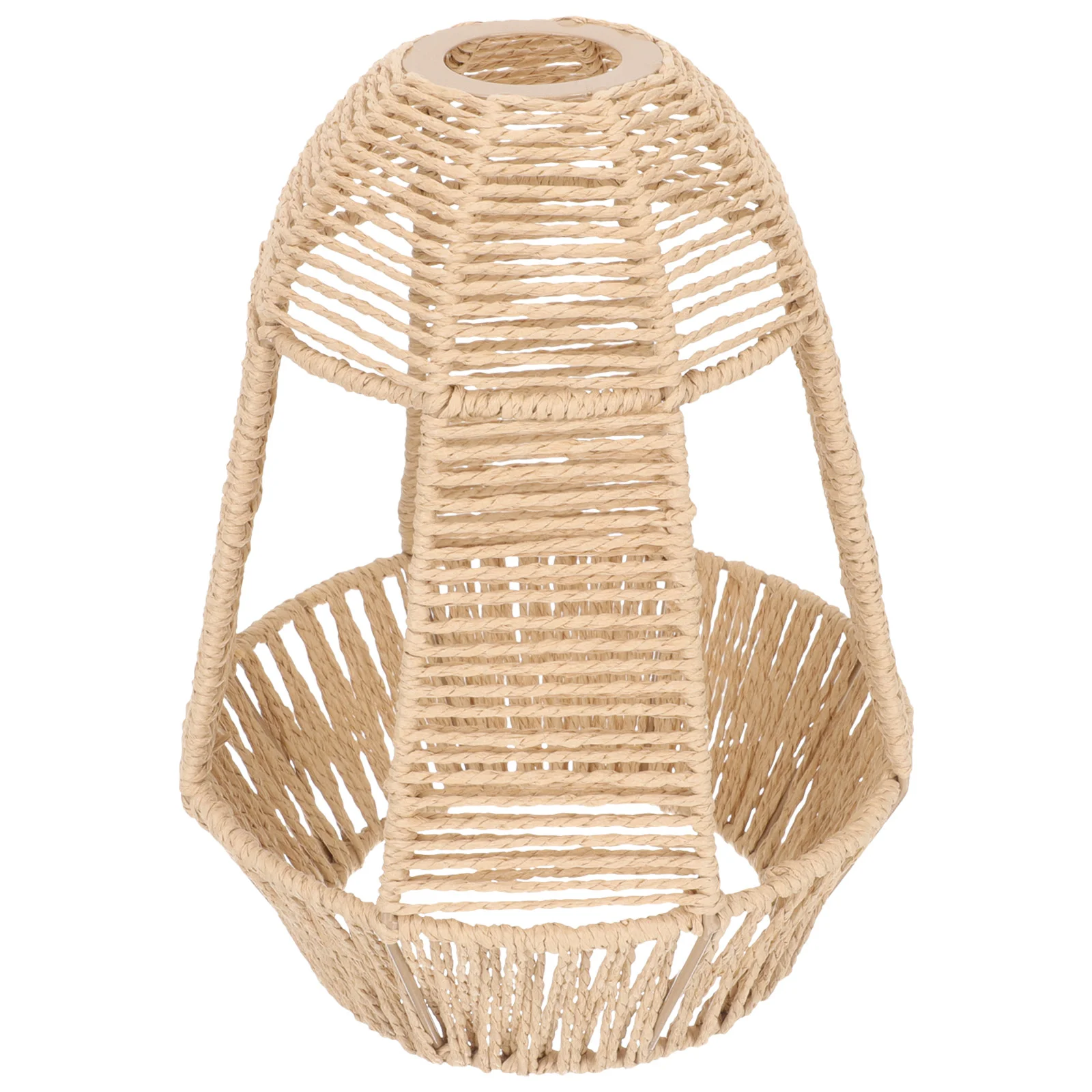 

Shade Lamp Light Cover Chandelier Lampshade Shades Wicker Pendant Wovenbraided Farmhouse Ceiling Rustic Hanging Rattan Seagrass