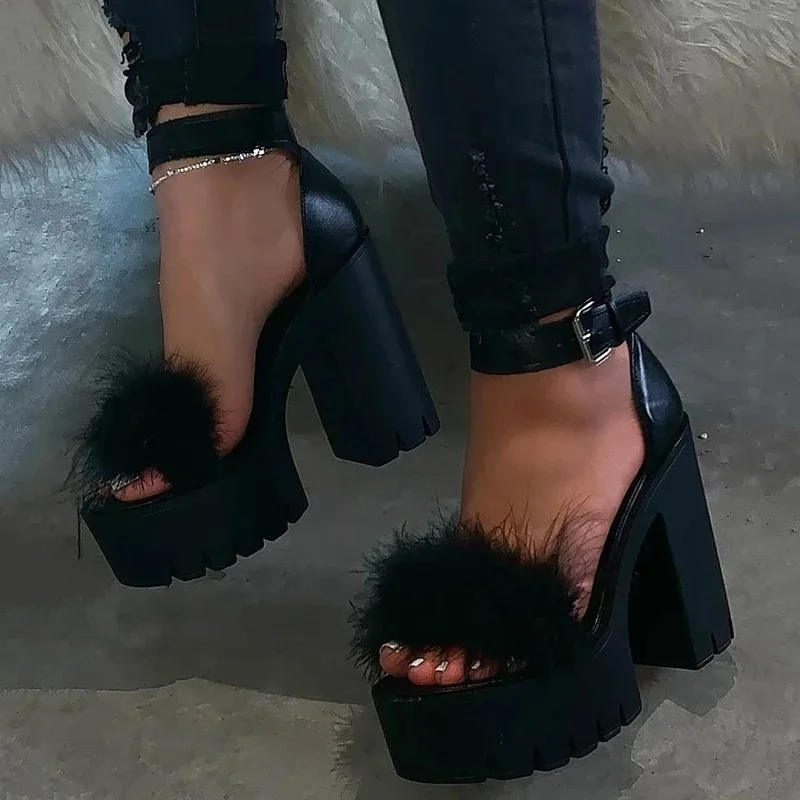 

Летние новые женские туфли на высоком каблуке сандалии пикантные женские сандалии на высоком каблуке