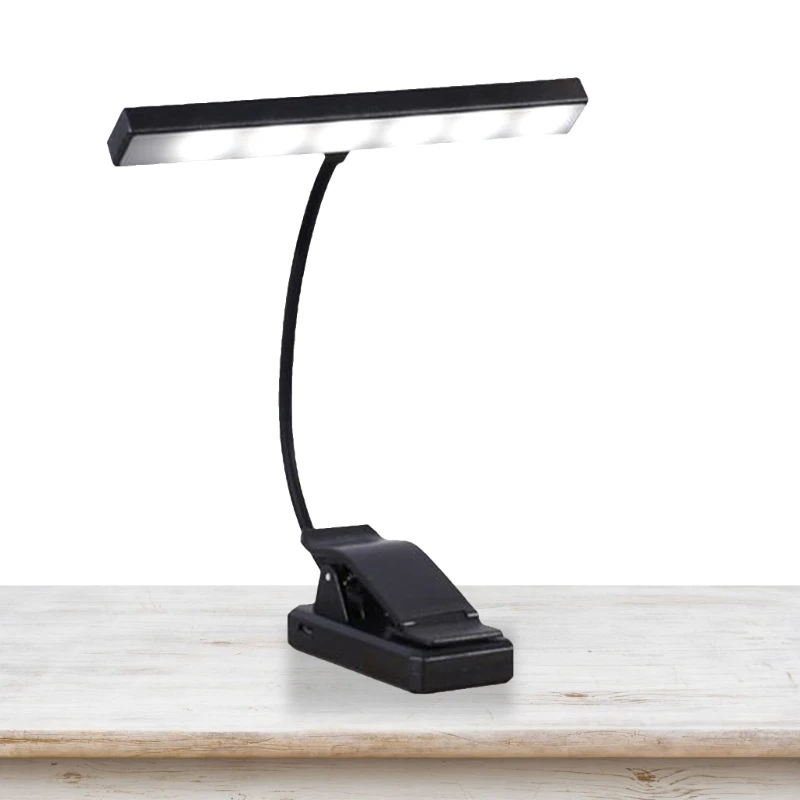 

Book Light for Reading Rechargeable Book Light with Clip Eye Caring Lightweight Book Light 18 LED Piano Music Stand