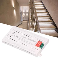 dc12v24v led light human body induction kit smart stair step light sensor controller night lamps for kids bedroom