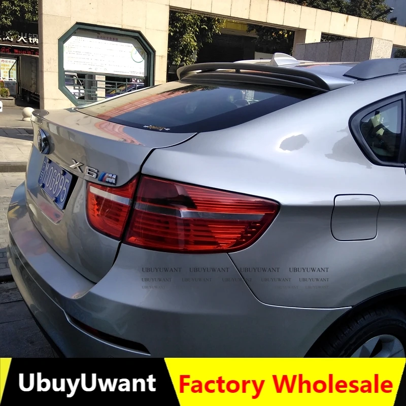 

UBUYUWANT For BMW X6 X Series E71 2009-2014 Roof SpoilerHigh Quality ABS Material Tail Trunk Wing Boot Lip Spoiler Molding