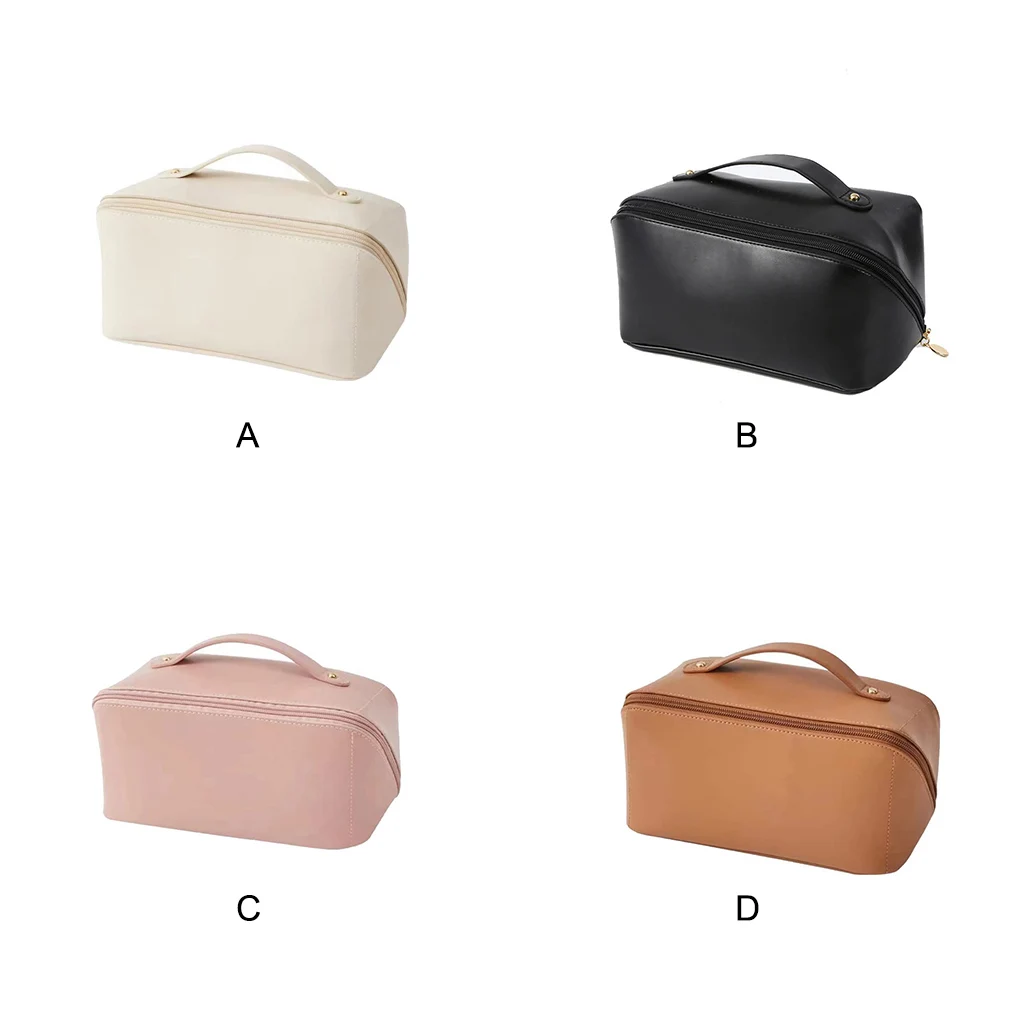 

Косметичка, водонепроницаемая вместительная сумка-тоут для туалетных принадлежностей, чехол, дорожный контейнер для косметики с карманом ...