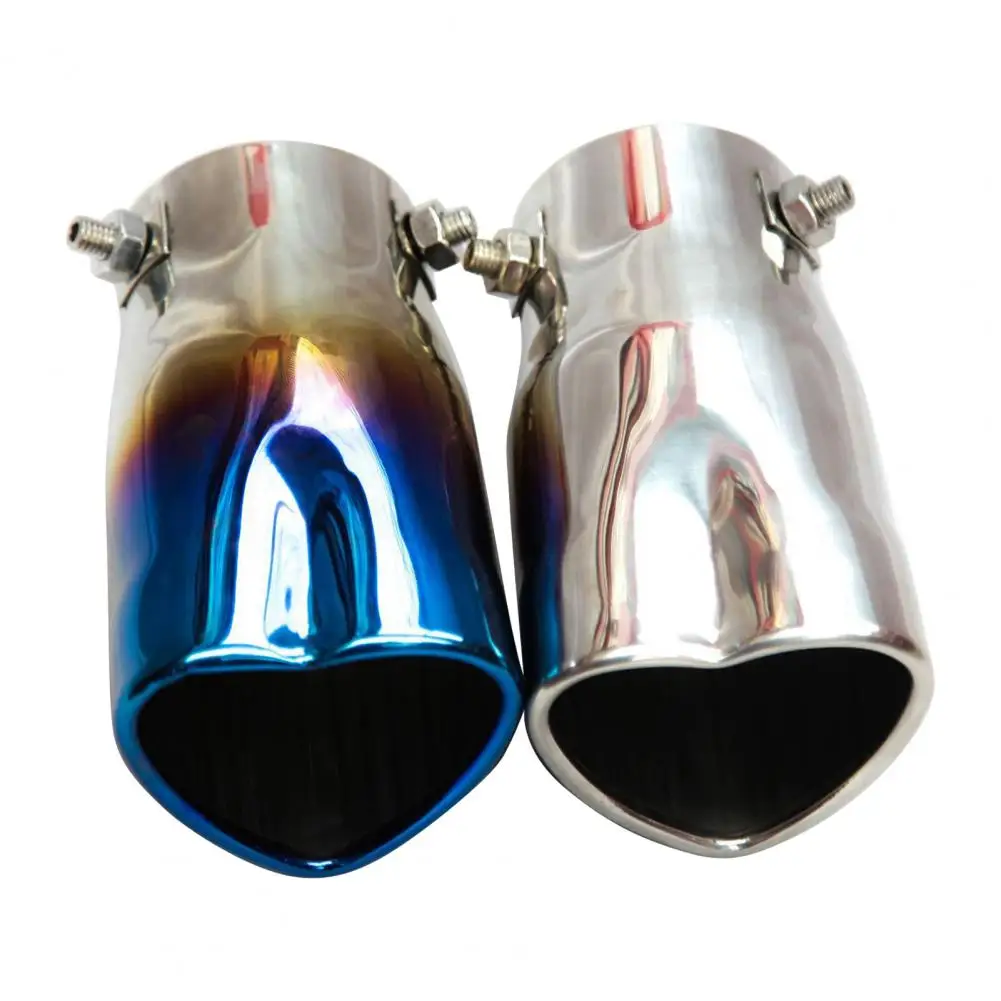 

Universal Tailpipe Heat-resistant Compact Heart Shaped Car Muffler Tip Exhaust Pipe Straight Exhaust Tail Pipe for Van