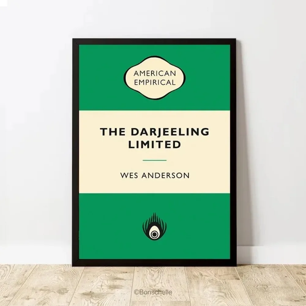 Wes Anderson Klasyczna seria filmów „Big Budapest Hotel” Obraz na płótnie Abstrakcyjny styl Bez ramki Idealny do wystroju domu