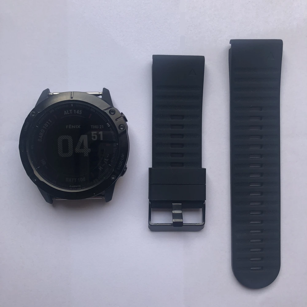 

Original Garmin Fenix6X computer watch Used 90% New Fenix 6X GPS Second-hand Support multi-language Out Front Mount Case ADLC