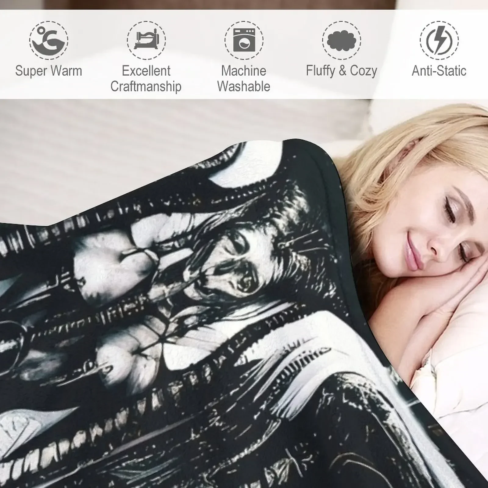 Одеяло HR Giger Lilith в стиле стимпанк теплое зимнее одеяло для диванов винтажные