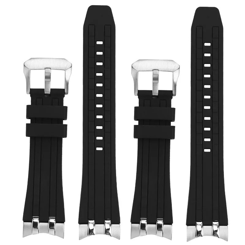 Силиконовый браслет для Citizen Sky Eagle JY8051-59E-08E JY8050 ремешок часов из нержавеющей стали