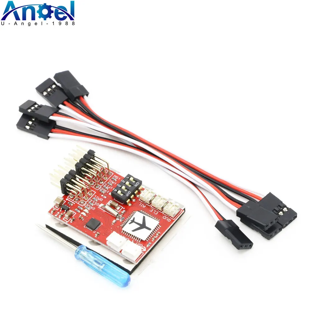 

High Precision JCX-M6 M6 Flight Controller Digital gyro for RC Fixed-wing Airplanes V-tail Model Plane FPV +FS