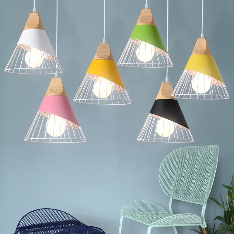 

Nordic modern minimalist chandelier milk tea shop chandelier creative and personalized dining table small chandelier