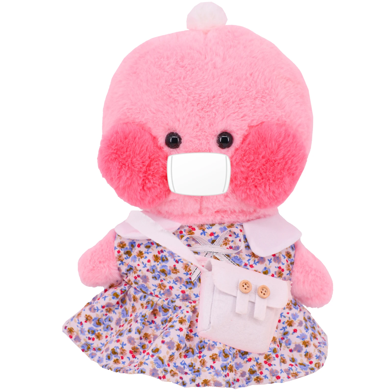 Цельнокроеная Наплечная Сумка в горошек для куклы лалалафанана 30 см из м/ф желтая