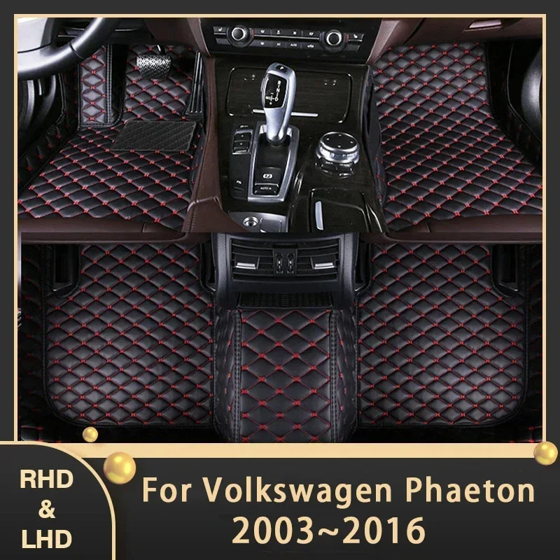 Автомобильные коврики для Volkswagen Phaeton FAY-tว GP0 1 2 3 4 2003 ~ 2014 пользовательские