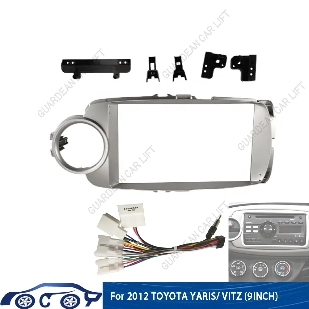 Автомобильная магнитола для TOYOTA YARIS/ VITZ (9 дюймов) облицовка Android GPS MP5 стереоплеер 2