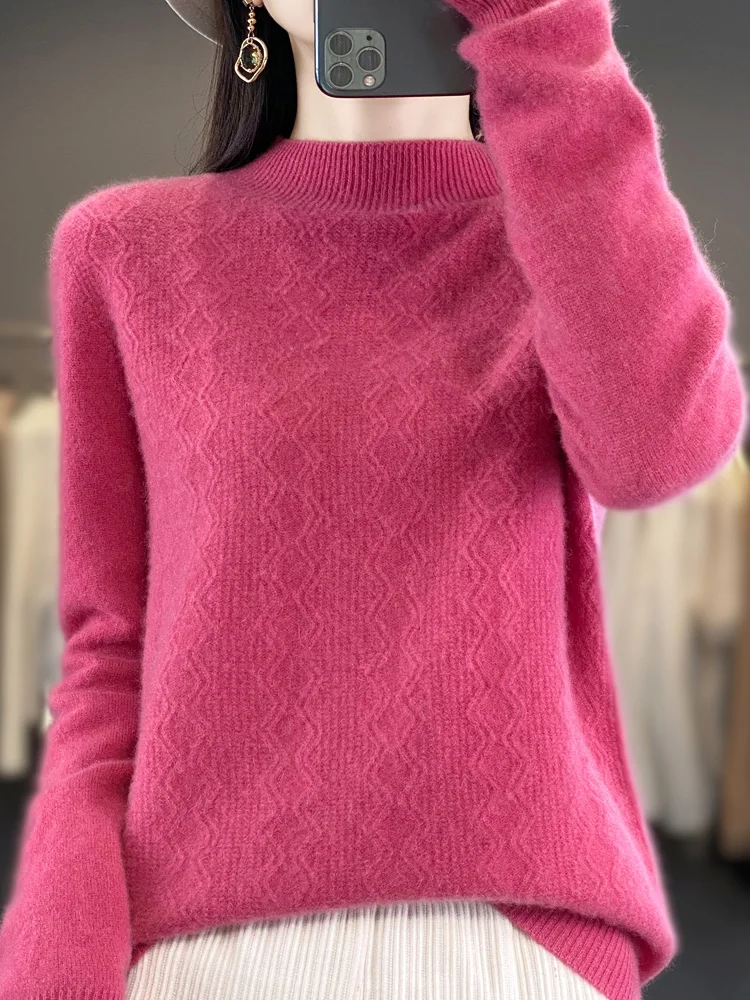 Рисунок 6 - Осенне-зимние женские пуловеры с ложным воротником