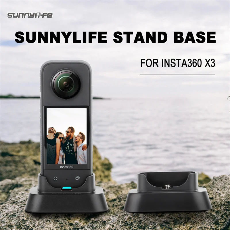 

Настольная подставка-стабилизатор для Insta360 X3, держатель для спортивной камеры, аксессуары, тень, камень, Настольная часть Sunnylife
