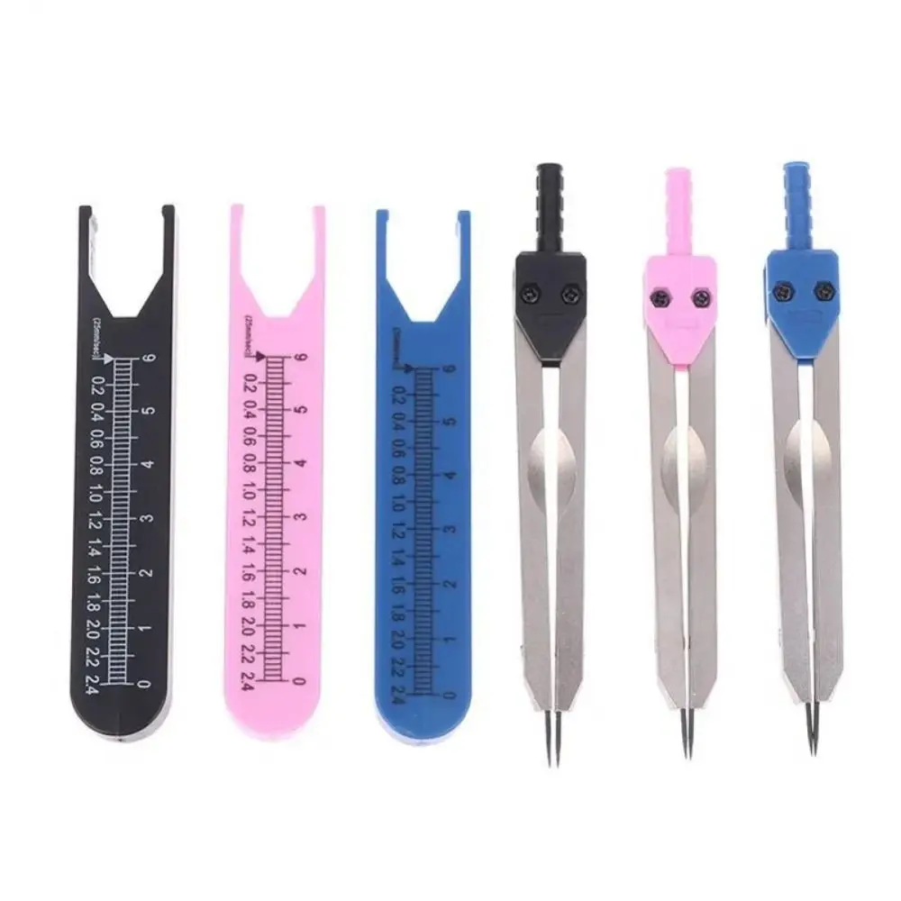 

Plastic ECG Calipers 0‑2.4in Ruler Drafting Divider Measuring Tool Durable Electrocardiogram Drafting Divider for Nursing