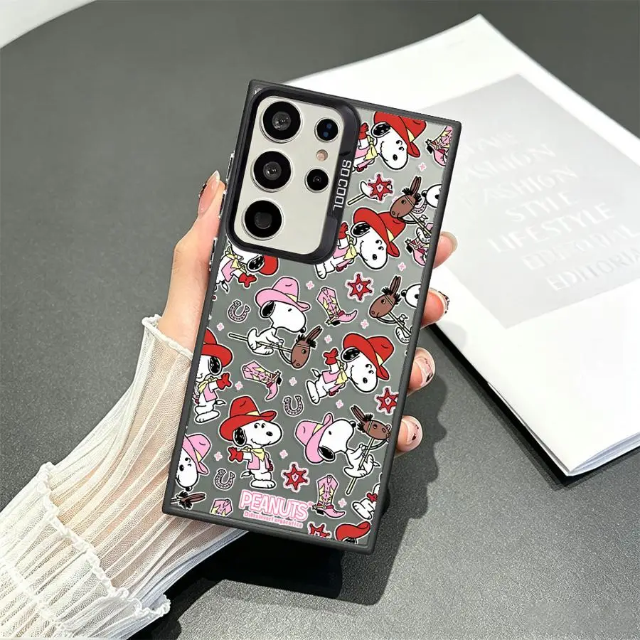 Фото Чехол для Samsung Galaxy S26 S21 S25 Edge Note 20 Ultra S20 Plus S23 S23 Ultra S24 FE S22 S-noopys Cowgirl №5