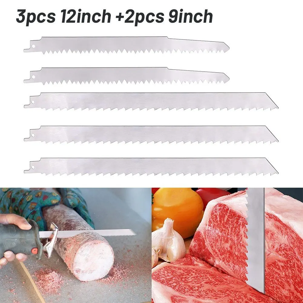 

Saker Stainless Steel Bone Saw Blades For Frozen Meat Food Ice Cutting Reciprocating Saw Blade Meat Saws Cutter Wood Metal Parts