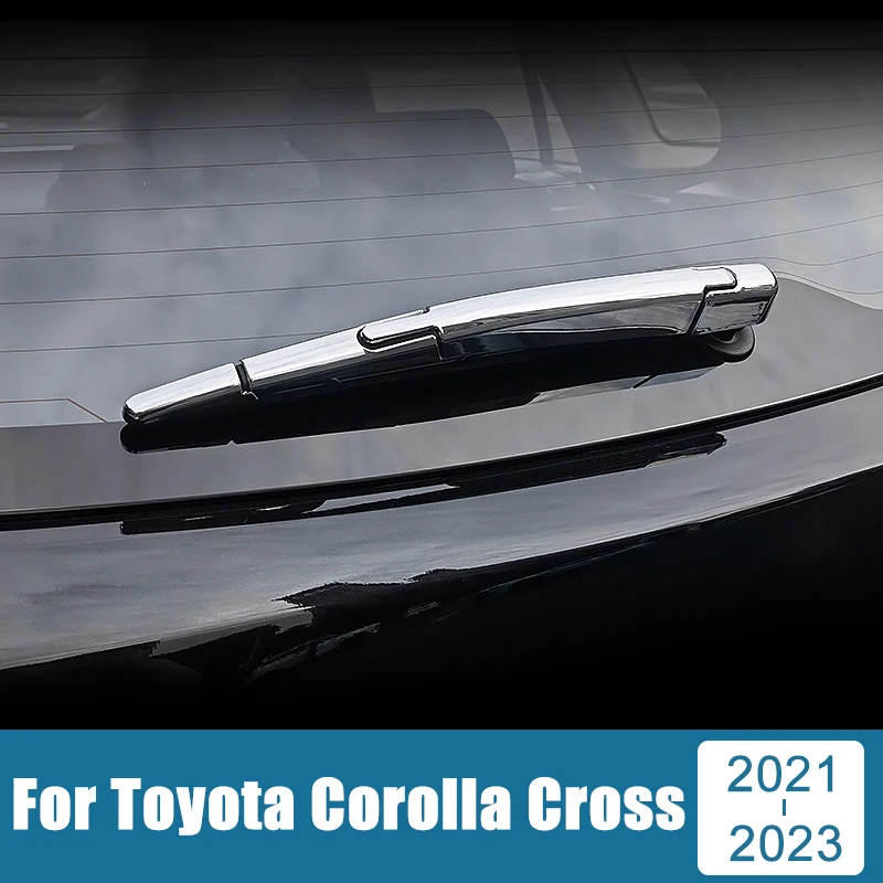 

ABS Car Rear Wiper Window Wiper Cover Trim Stickers Decoration Accessories For Toyota Corolla Cross XG10 2021 2022 2023 Hybrid