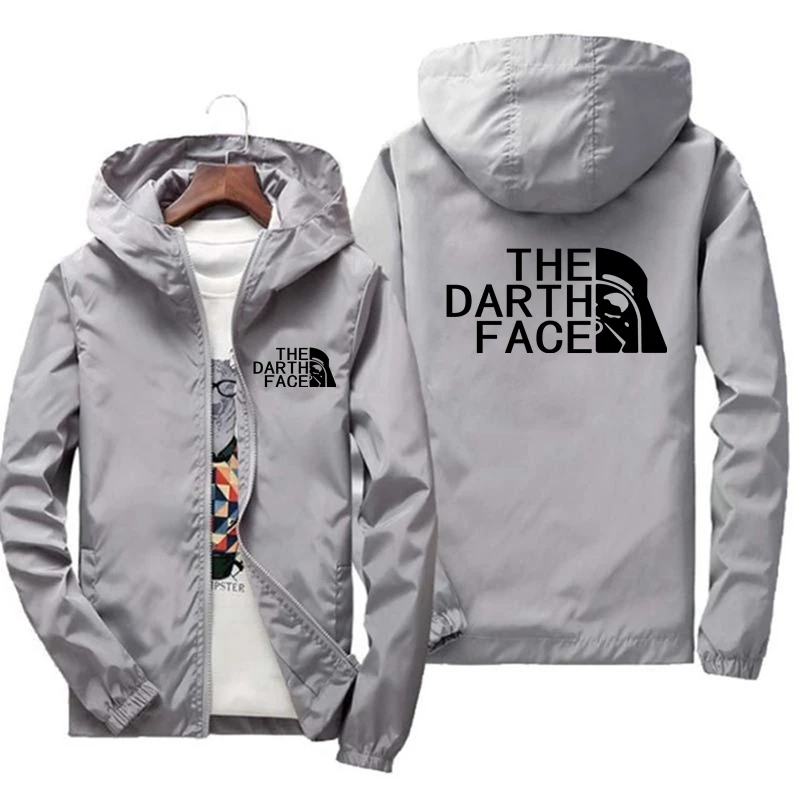 

Men THE DARTH FACE Bomber Jacket Men's Windproof Zipper Jacket Spring And Autumn Casual Work Jacket Fashion Sports Jacket S-7XL