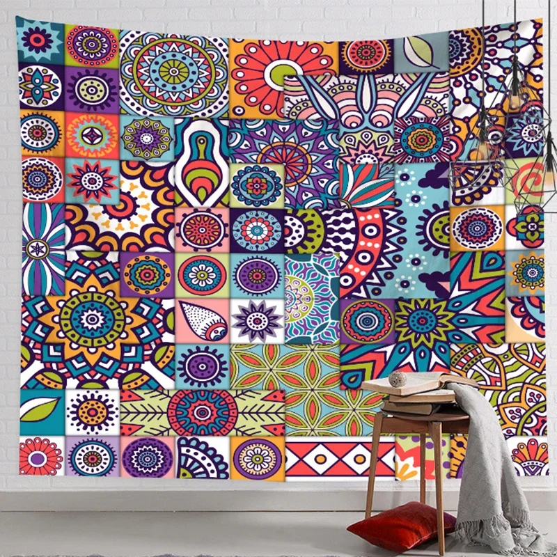 Ashou богемный гобелен настенный Декор домашний декор в стиле бохо хиппи Настенный