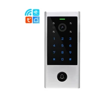 tuya app remote control smart wifi duplex video intercom with rfid and keypad access control system