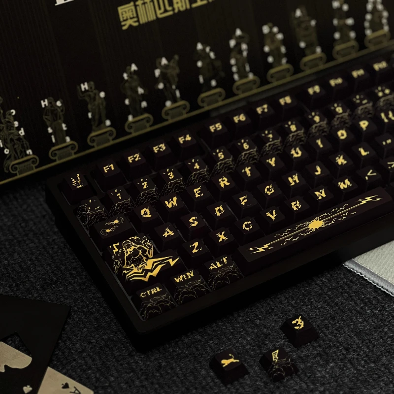 Набор колпачков для клавиш Zeus PBT набор механических клавиатуры с сублимационным