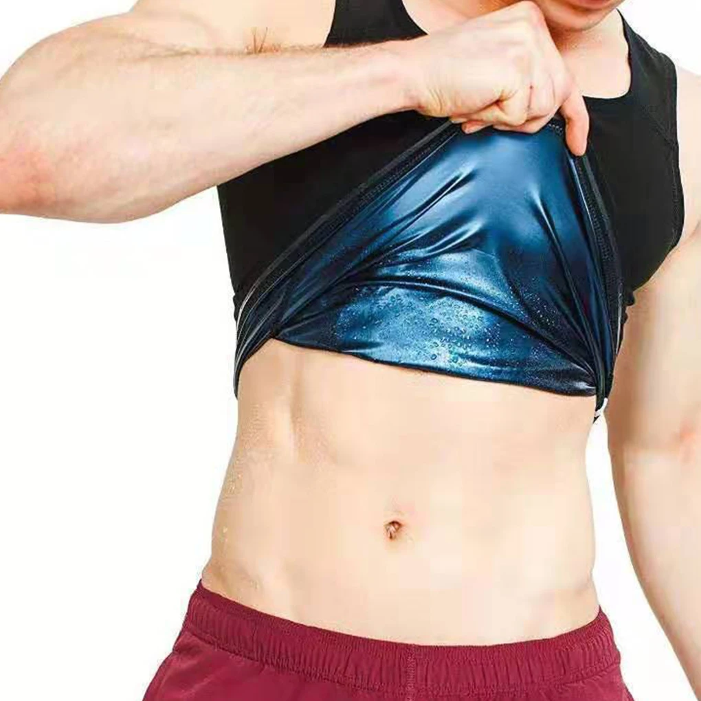 

Slimming Body Shaper Vest Fat Burning Abdomen Tights Running Yoga Vest Men