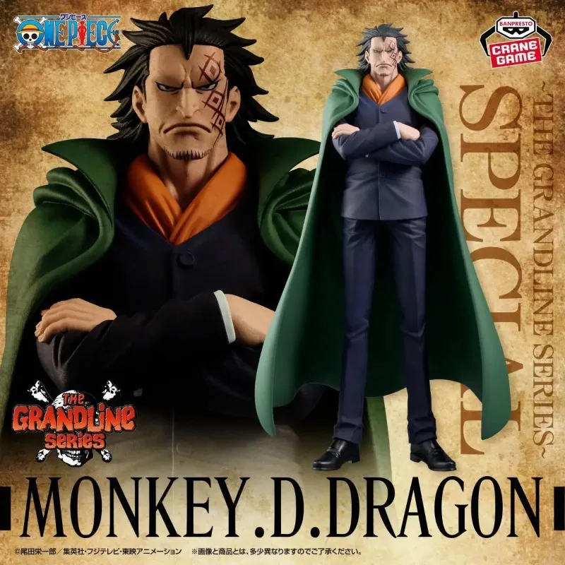 Фото BANDAI Original ONE PIECE DXF-THE GRANDLINE SERIES-SPECIAL MONKEY.D.DRAGON Аниме Фигурки Коллекционные игрушки Подарки на фестиваль №2